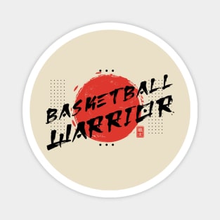 Oriental Brush Basketball Warrior Magnet